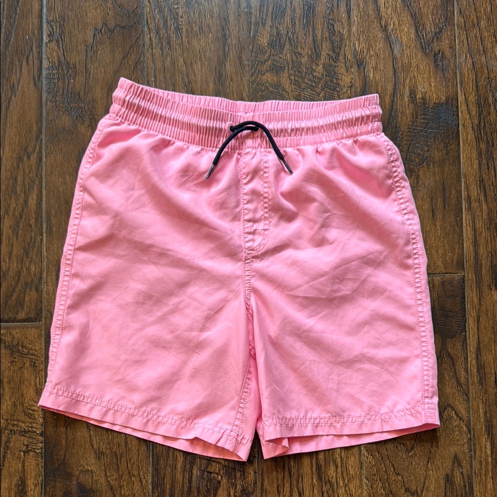 Old Navy pink swimming trunks, boys size XL